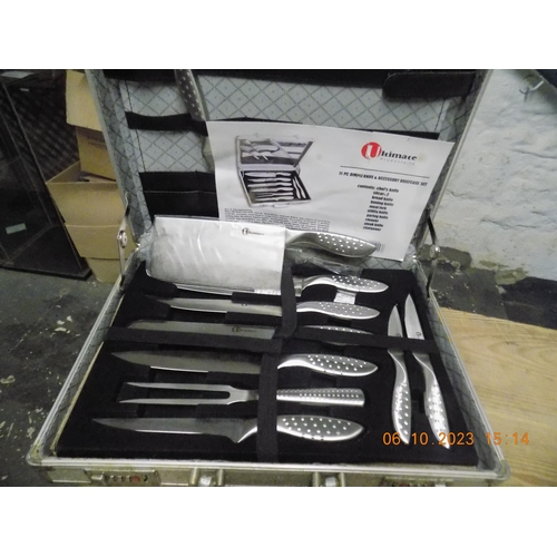 33 - Ultimate Products Lockable Knife Set