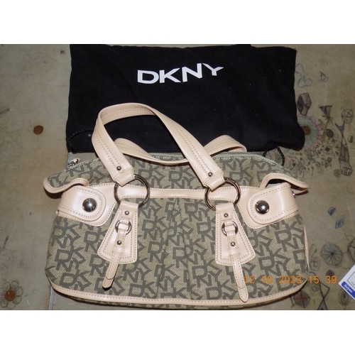 DKNY Leather Shoulder Bag - Yah-bu