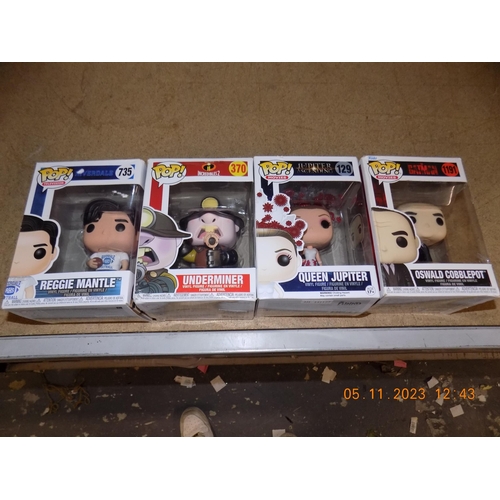 114 - 4 Funko Pops