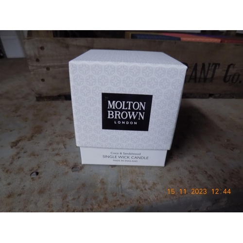 118 - Small Molton Brown Coco Sandlewood Candle