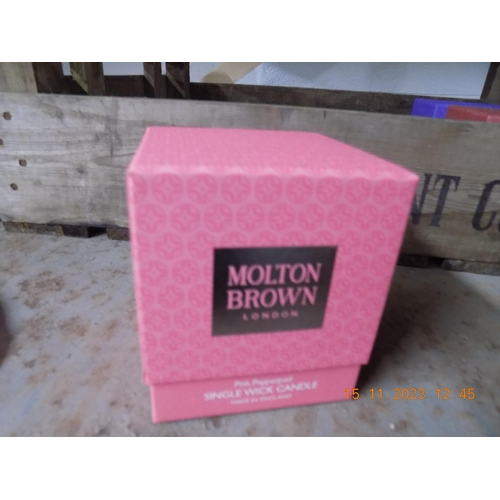 122 - Small Molton Brown Pink Pepperpod Candle