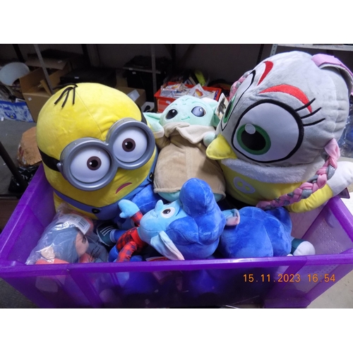 305 - Box of New Soft Toys