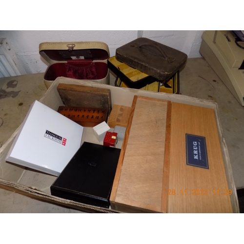 27 - Box of Storage and Jewellery Boxes