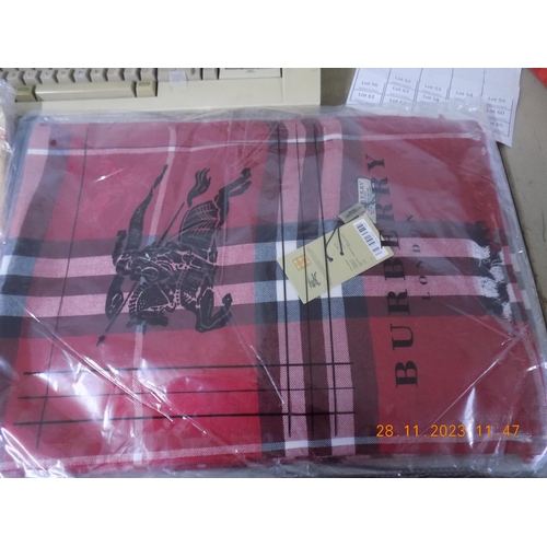 52 - 10 Burberry Style Scarves