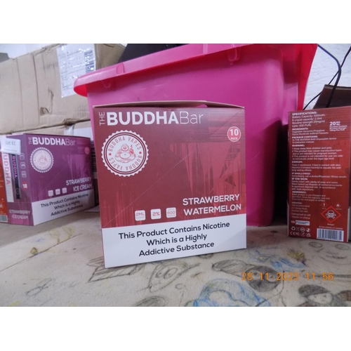 62 - Box of 10 Buddha Bars Strawberry Watermelon