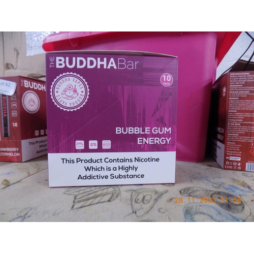 63 - Box of 10 Buddha Bars Bubblegum Energy