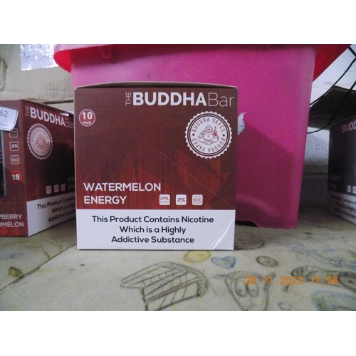 64 - Box of 10 Buddha Bars Watermelon Energy