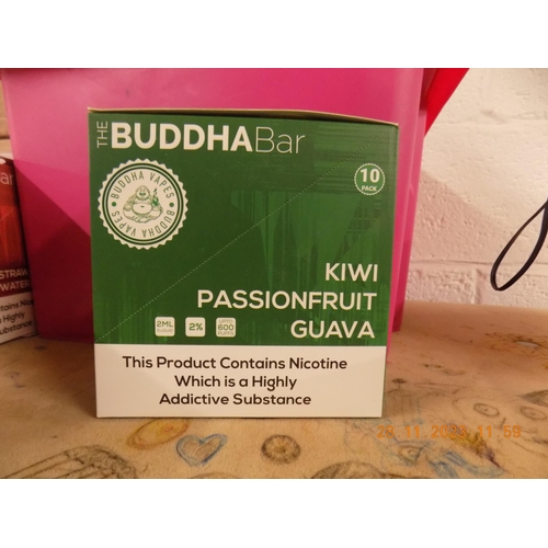 66 - Box of 10 Buddha Bars Kiwi Passionfruit Guava