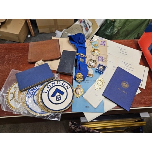 574 - Mixed Masonic Medals, Books etc