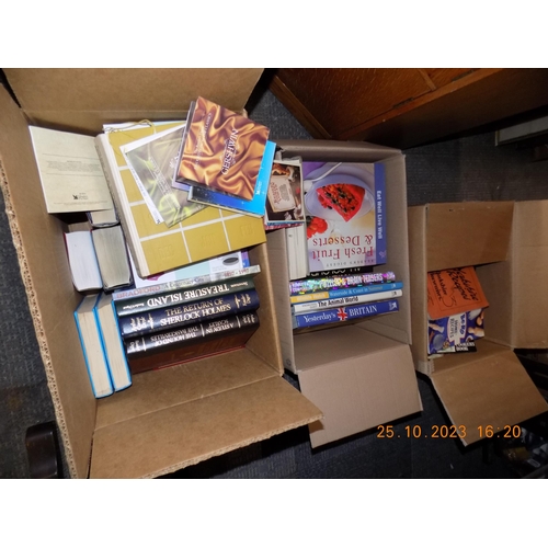 1 - 3 Boxes of Books