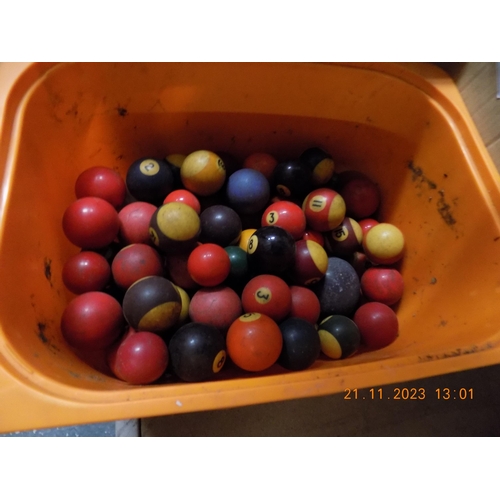 91 - Box of Pool Balls