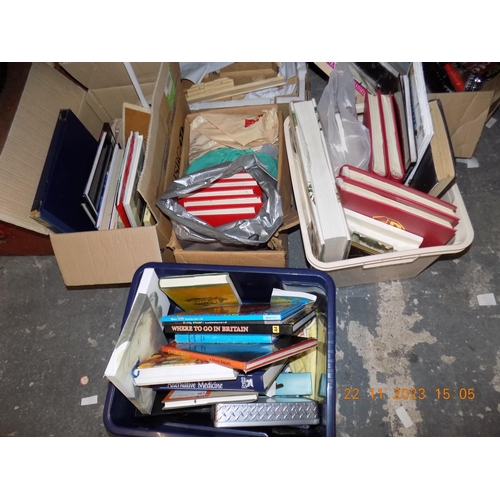 345 - 4 Boxes of Books