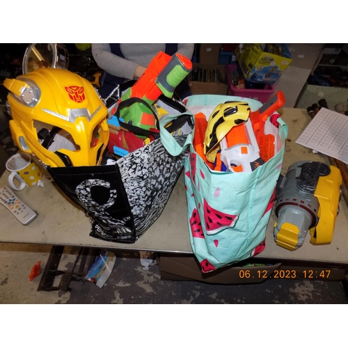 265 - 2 Bags of Toys inc Nerf Guns