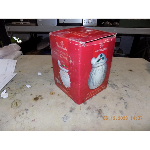 312 - Paint Your Own Santa Cookie Jar