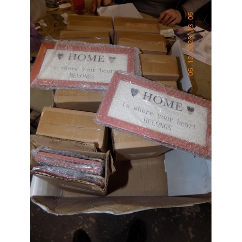 275 - Box of Home Plaques