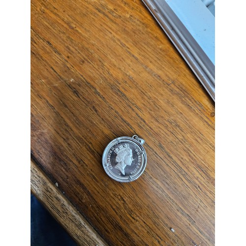 666 - Silver £1 Coin