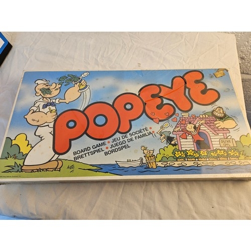 2 - Vintage Popeye Boardgame 1983 by King Features Syndicate Inc - Sealed