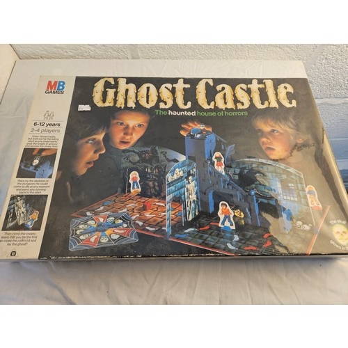 3 - Vintage Ghost castle Boardgame 1985 by MB Games - Sealed