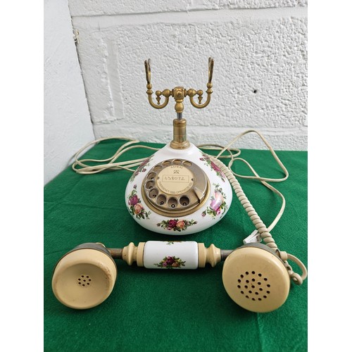 53 - Royal Albert Old Country Rose Phone