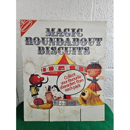 58 - Magic Roundabout Biscuits Advertising Board