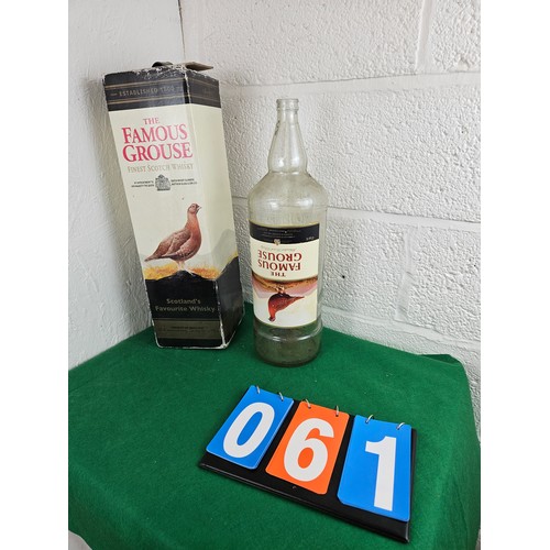 61 - Famous Grouse 3L Bottle and Box