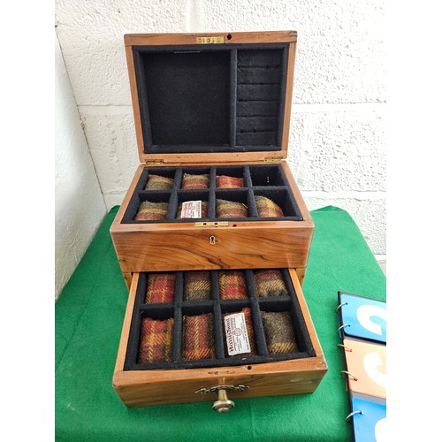 62 - Double Layered Vintage Watch Storage Box