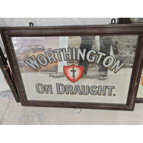 65 - Worthington on Draught Mirror 26 x 36 inches