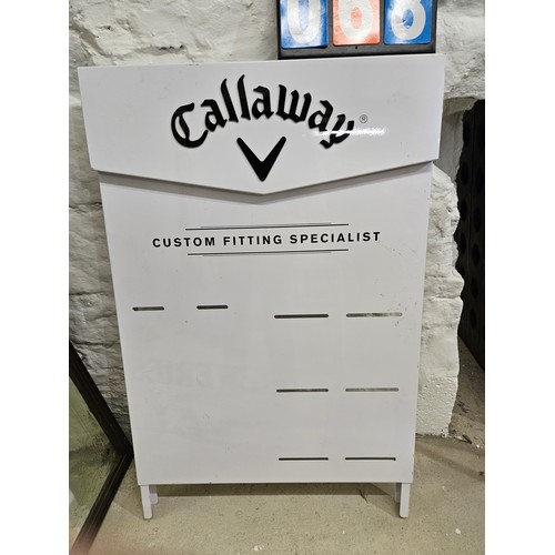 68 - Callaway Custom Fitting Specialist Metal Sign 40 x 26 inches