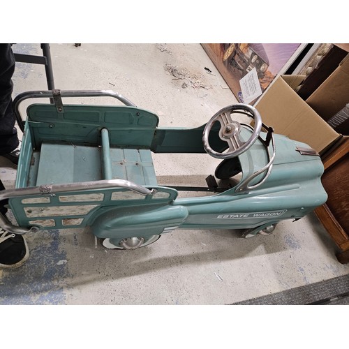 79 - Vintage Metal Pedal Car