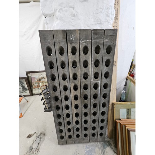 80 - Large Vintage French Champagne Rack