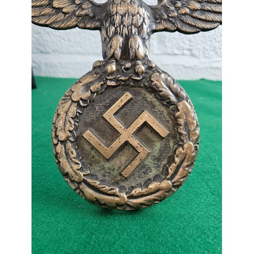 93 - Brass Third Reich Desk Plaque