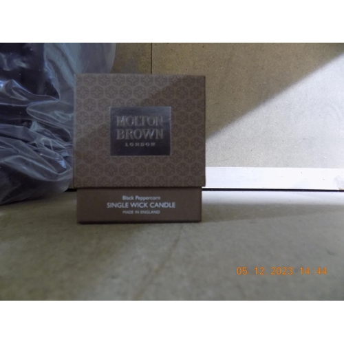 44 - Small Molton Brown Candle Black Peppercorn