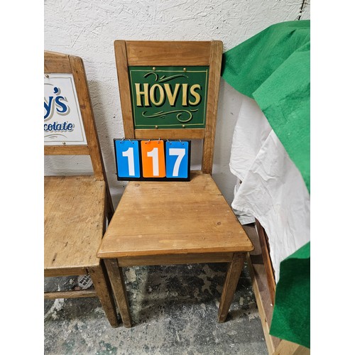 117 - Vintage Advertising Chair