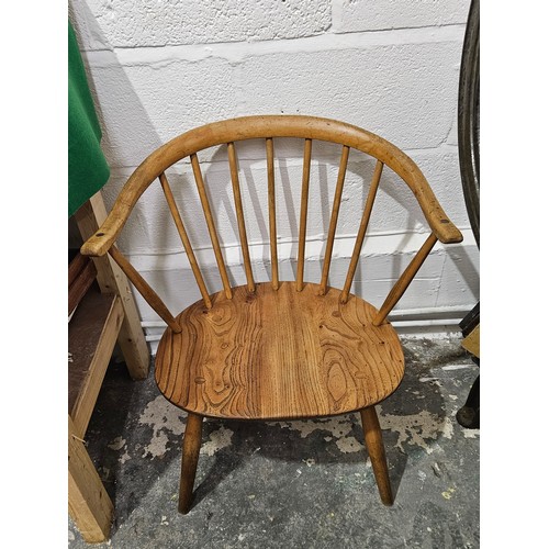 119 - Ercol Cowhorn Fireside Chair