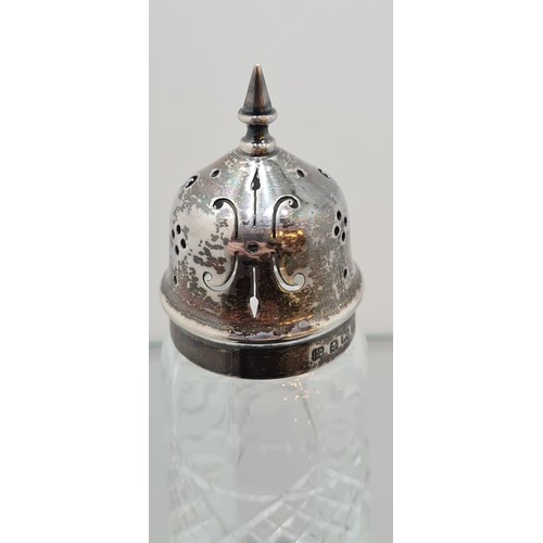 143 - Silver Sugar Shaker by Hukin and Heath 1908