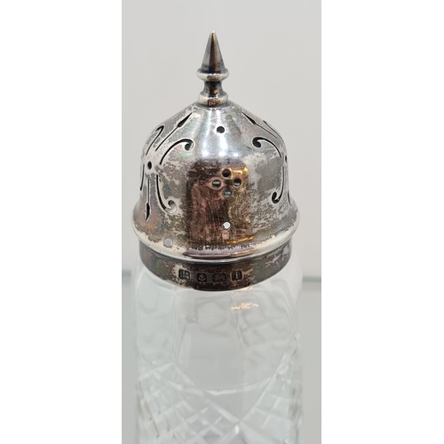 143 - Silver Sugar Shaker by Hukin and Heath 1908