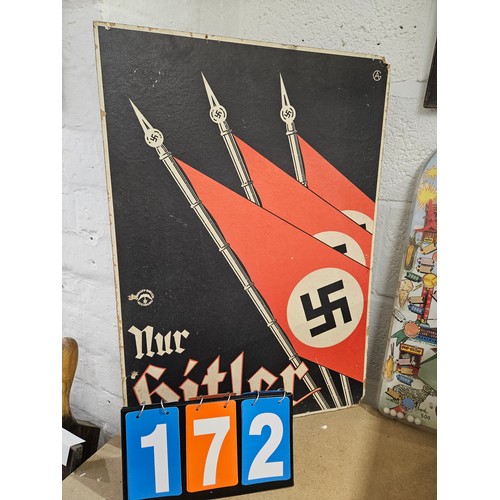 172 - Third Reich Picture on Board