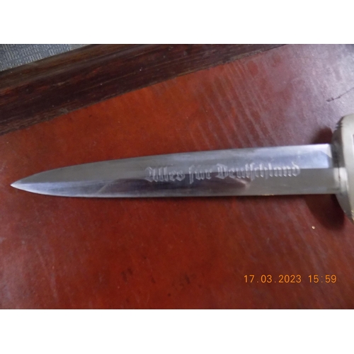 642 - German Third Reich Erased Rohm SA Dagger by E & F Horster