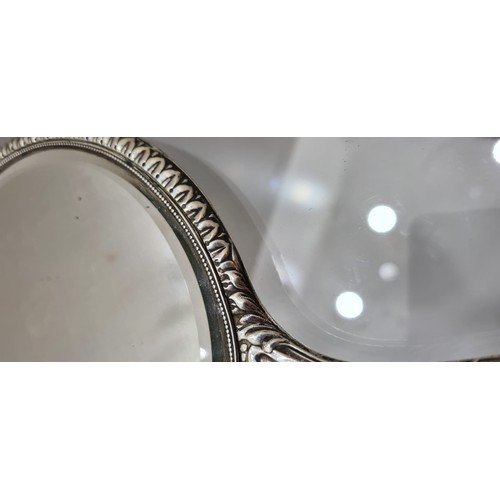 648 - 1911 Silver Dress Mirror by Boots Pharmacy