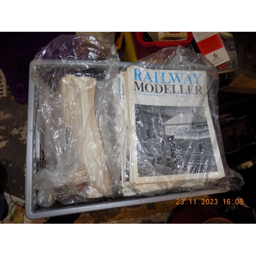 12 - Box of Model Railway Magazines