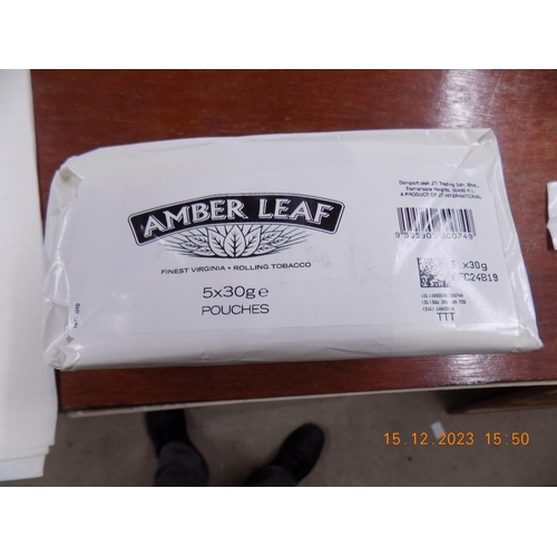 179 - 5 Pouches of Amber Leaf