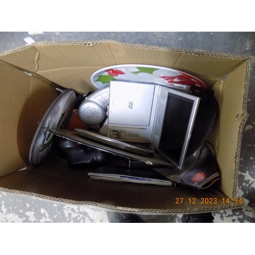 258 - Box of Electricals etc