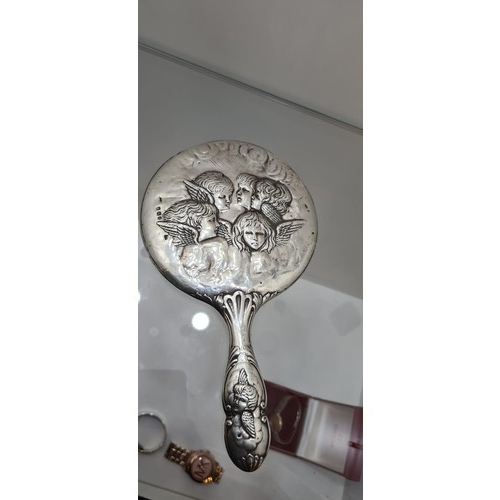 539 - 1911 Silver Dress Mirror by Boots Pharmacy