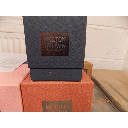 153 - Small Molton Brown Candle Russian Leather