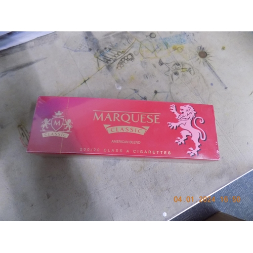 184 - 10 Packs of Marquese Cigarettes