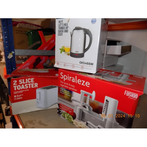 269 - Spiralizer, Toaster and Kettle