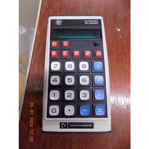 214 - Vintage Commodore Rechargeable Calculator