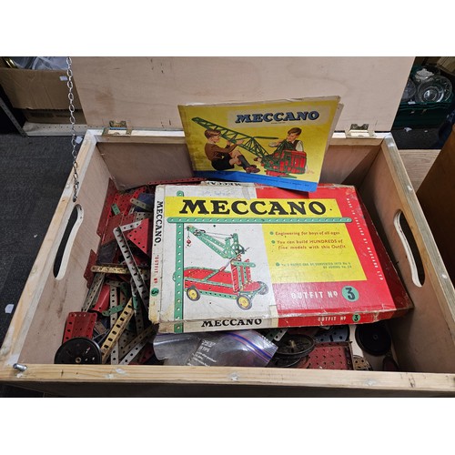 332 - Large Box of Vintage Meccano