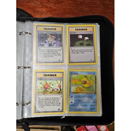 546 - Binder of Mixed Pokemon Cards from Rocket, Fossil and Jungle Sets