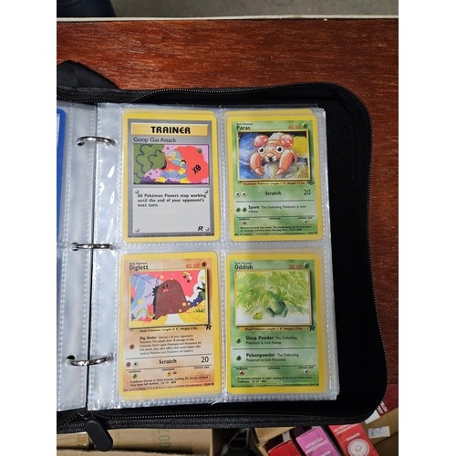 546 - Binder of Mixed Pokemon Cards from Rocket, Fossil and Jungle Sets